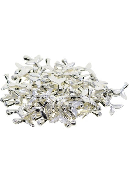 100X Kolye Charms Balık Kuyruğu Charm Takı Yapımı (Yurt Dışından)