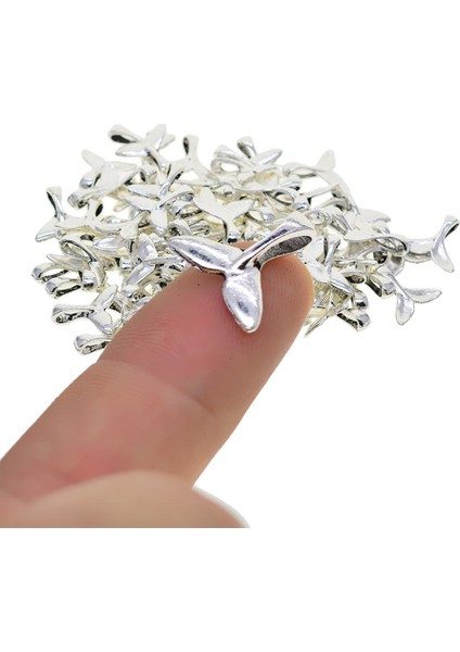 100X Kolye Charms Balık Kuyruğu Charm Takı Yapımı (Yurt Dışından) indirimleri
