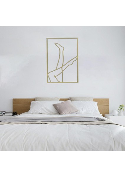 Kadın Figürü Estetik Çizgi Çizimi Dekoru Bacaklar (Yurt Dışından) indirimleri