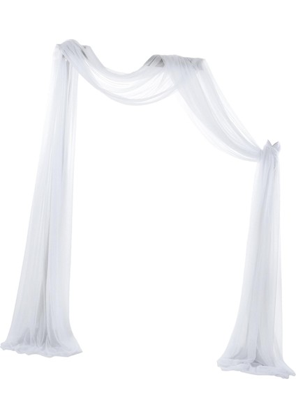 Polyester Elyaf Düğün Drapajı 6 Yard Fotoğraf Inda Sahne Düğün 1x (Yurt Dışından)
