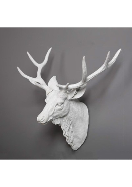 Geyik Kafası Geyik Dıy Heykeli Çıkartmaları Ev Odası Süsleri (Yurt Dışından) fırsatları