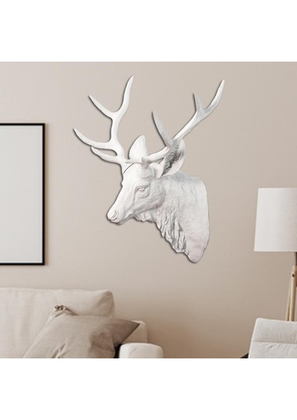 Geyik Kafası Geyik Dıy Heykeli Çıkartmaları Ev Odası Süsleri (Yurt Dışından) indirimleri
