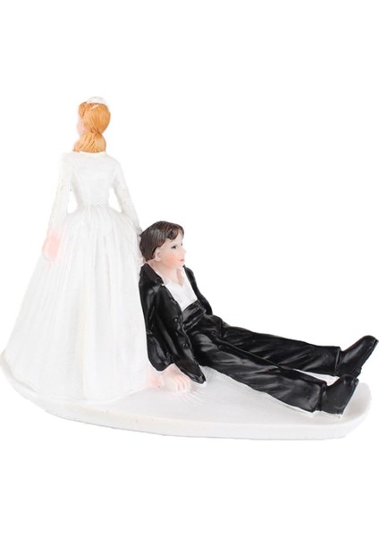 Dekorasyon Şekil Isteksiz Damat Çift Gelin Dekorasyonu (Yurt Dışından)