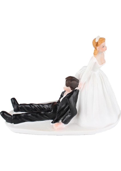 Dekorasyon Şekil Isteksiz Damat Çift Gelin Dekorasyonu (Yurt Dışından)