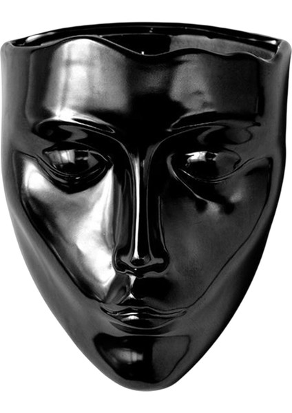 Balkon Açık Kapalı Siyah Için Ekici Vazo Seramik Süs Yüz Saksı (Yurt Dışından) fiyatları