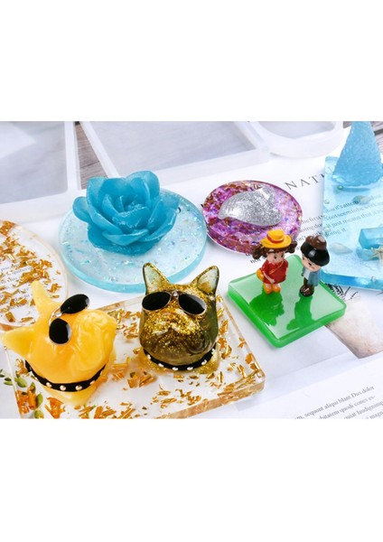 Düz Kalıp Epoksi Reçine Döküm Yapma I Kare 6 cm (Yurt Dışından) modelleri