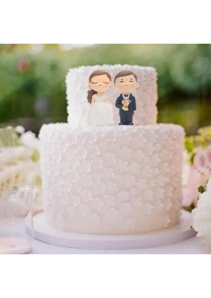 Modern Düğün Pastası Topper Cupcake Dekorasyon Dıy Damat Gelin Heykel Siyah Takım Elbise Için (Yurt Dışından) fırsatları