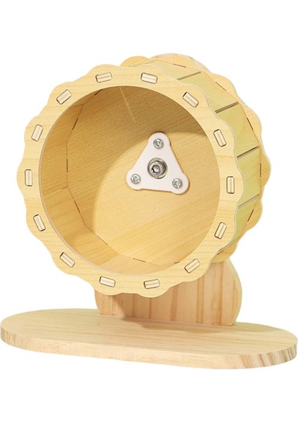 Egzersiz Tekerleği Yüksekliği Ayarlanabilir Hamster Ahşap Çalışan Tekerlek DIA15CM 20X10.5X19CM (Yurt Dışından)