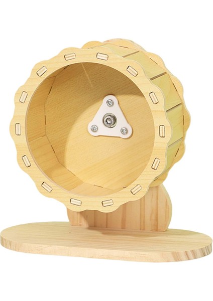 Egzersiz Tekerleği Yüksekliği Ayarlanabilir Hamster Ahşap Çalışan Tekerlek DIA15CM 20X10.5X19CM (Yurt Dışından)