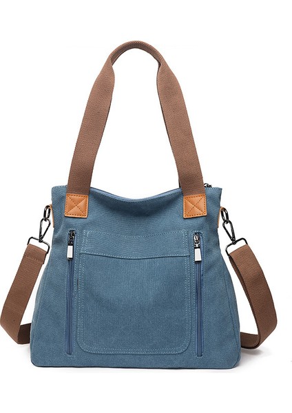 Kanvas Çanta Kadın Omuz Çantası, El Çantası (Yurt Dışından)