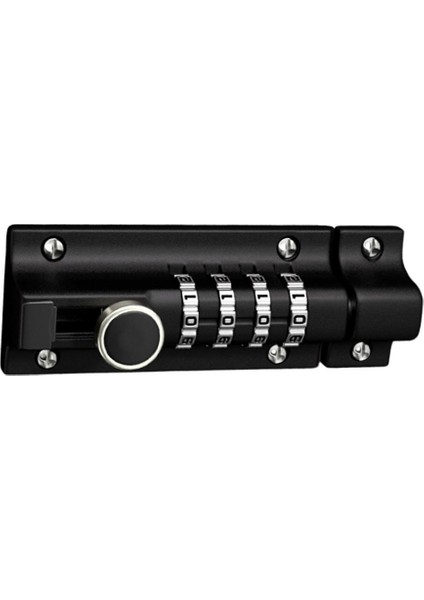 Şifreli Kilitleme Cıvatası, Mekanik Şifreli Kilit, Güvenlik Kilidi, Sürgülü Cıvata Siyah (Yurt Dışından) indirimleri