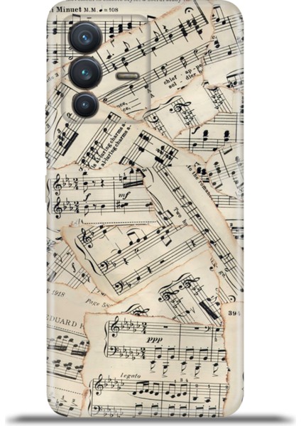 Vivo V23 5g Kılıf Esnek Silikon Kamera Koruma 4K Desenli Özel Tasarım - Beste Nota