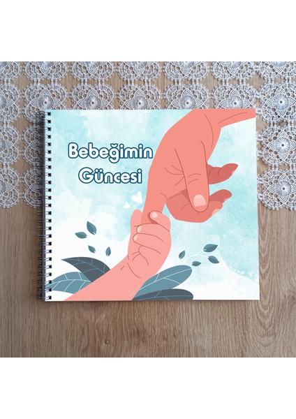 Hamilelik Süreci ve Anne Bebek Günlüğü & Bebek Anı Defteri & Bebek Güncesi & Bebek