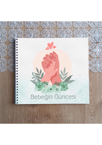 Hamilelik Süreci ve Anne Bebek Günlüğü & Bebek Anı Defteri & Bebek Güncesi & Bebek