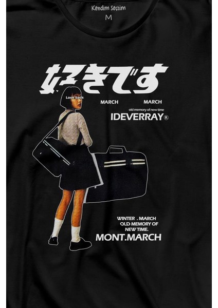 Hip Hop Harajuku Kanji Japon Kız Japan Girl Uzun Kollu Tişört Baskılı T-Shirt fiyatları
