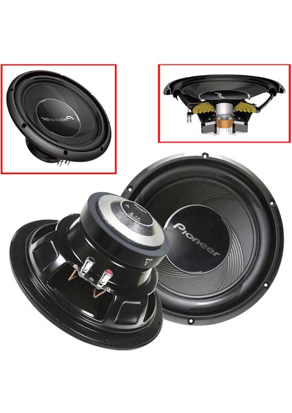 TS-A30S4 1400 Watt 30 cm Oto Subwoofer Bas Tek Bobin