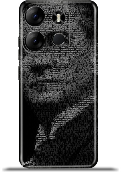 Tecno Spark Go 2023 Kılıf Esnek Silikon Kamera Koruma 4K Desenli Özel Tasarım - Gençliğe Hitabe