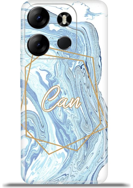 Tecno Spark Go 2023 Kılıf Silikon Esnek Kamera Koruma Kişiye Özel Isim - Ege Mermer