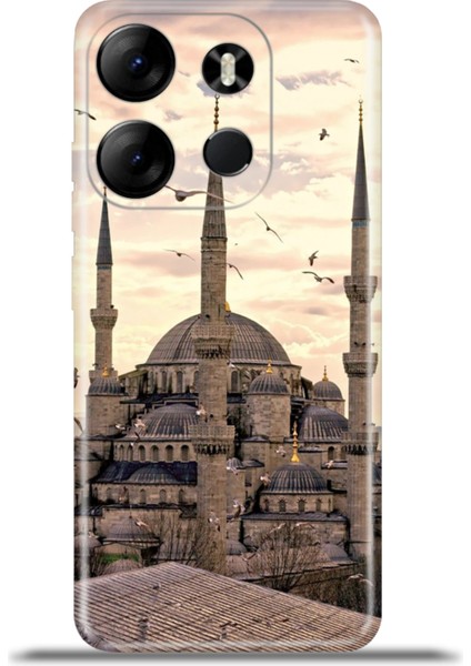 Tecno Spark Go 2023 Kılıf Esnek Silikon Kamera Koruma 4K Desenli Özel Tasarım - Sultanahmet