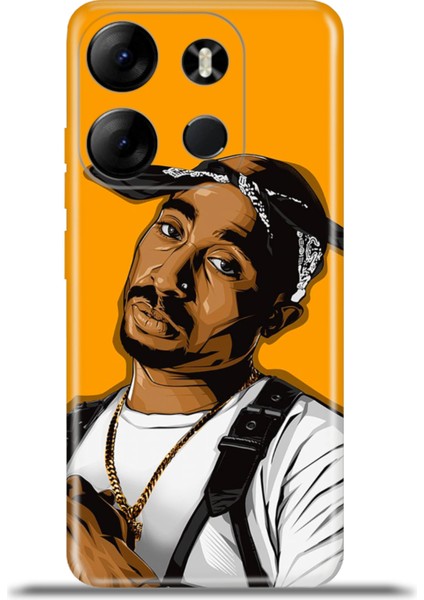 Tecno Spark Go 2023 Kılıf Esnek Silikon Kamera Koruma 4K Desenli Özel Tasarım - Tupac
