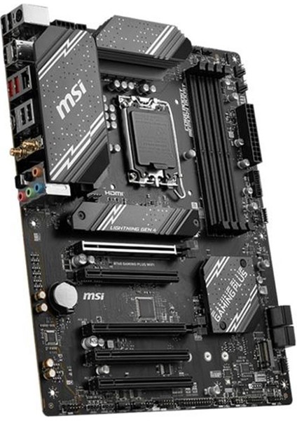 Msı B760 Gamıng Plus Wıfı Ddr5 6800MHZ 1xhdmı 1xdp 2xm.2 USB 3.2 Atx 1700P (13. ve 12.nesil Işlemci)