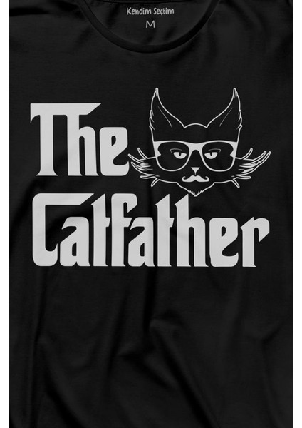 The Godfather Cat Father Catfather Baba Kedi Uzun Kollu Tişört Baskılı T-Shirt fiyatları