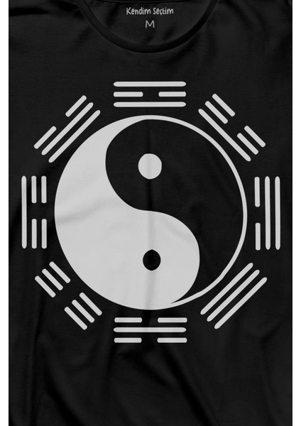 Siyah ve Beyaz Ying Yang Pokemon Minimal Uzun Kollu Tişört Baskılı T-Shirt fiyatları