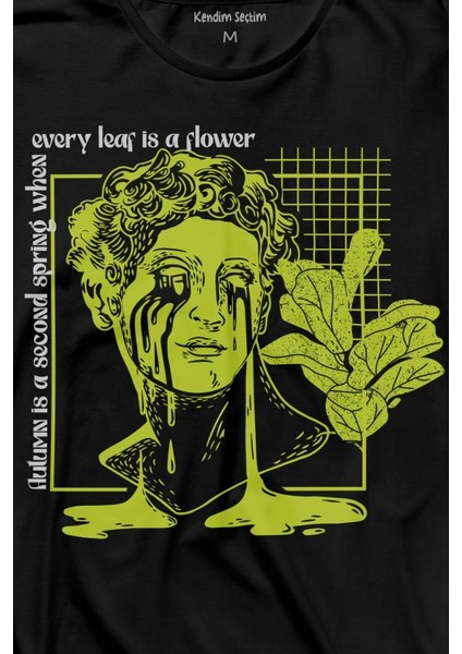 Statue Cry Vaporwave Future Heykel Urban Street Culture Uzun Kollu Tişört Baskılı T-Shirt