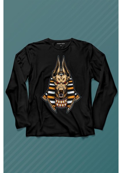 Tılsım Gizli Ilim Tarot Sembolü Kutsal Antik Figür Büyüsü Uzun Kollu Tişört Baskılı T-Shirt