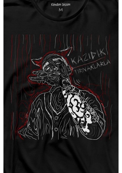 Ezhel Sercan Ipekçioğlu Kazıdık Tırnaklarla Uzun Kollu Tişört Baskılı T-Shirt fiyatları