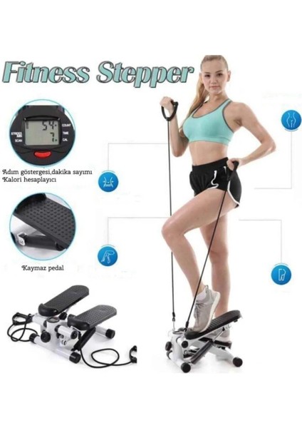 Ipli Fitness Stepper LCD Ekran Egzersiz Aleti