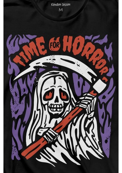 Horror Minimal Funny Kara Komik Korku Urban Uzun Kollu Tişört Baskılı T-Shirt fiyatları