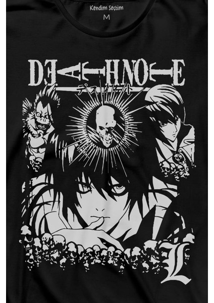 Anime Naruto Death Note Skull King Crow Anime Uzun Kollu Tişört Baskılı T-Shirt fiyatları