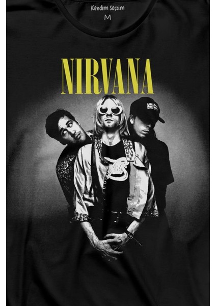 Nirvana Grunge Punk Rock 90S 90LAR Kurt Cobain Müzik Uzun Kollu Tişört Baskılı T-Shirt fiyatları