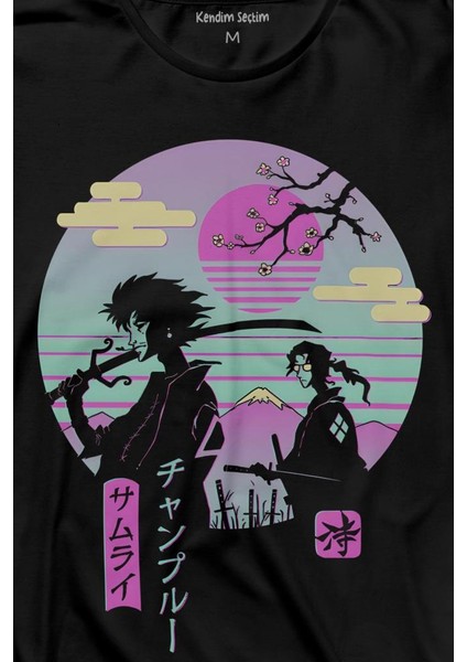 Samurai Chillhop Samuray Japonca Chill Uzun Kollu Tişört Baskılı T-Shirt fiyatları