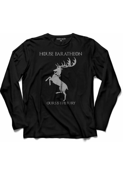 Game Of Thrones House Baratheon Ours Is The Fury 2 Kollu Tişört
