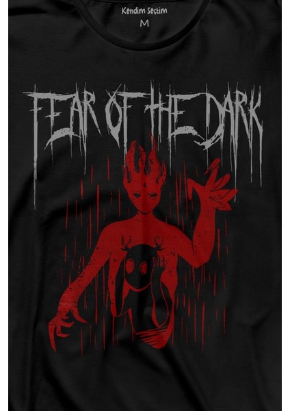 Fear Of The Dark Karanlık Dark Gothic Urban Street Wear Uzun Kollu Tişört Baskılı T-Shirt fiyatları
