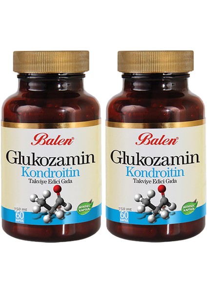 Glukozamin Kondroitin 675 mg 60 Kapsül x 2 Adet