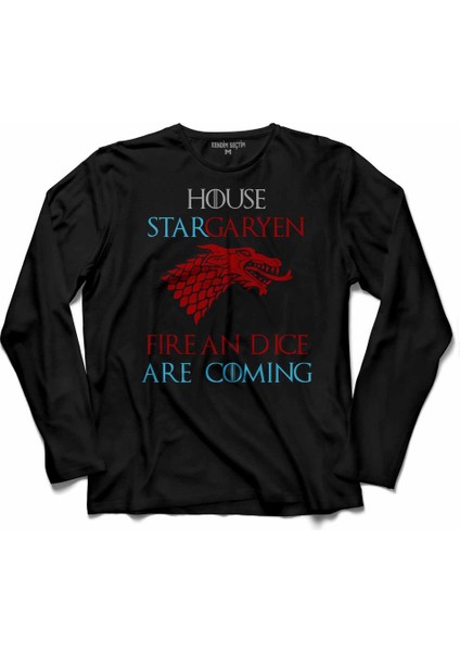 Game Of Thrones Stargaryen Uzun Kollu Tişört