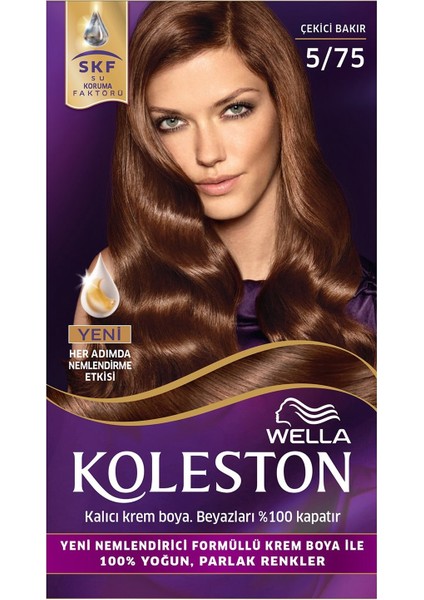 Wella Koleston Koleston Saç Boya Set Çekici Bakır 5/75