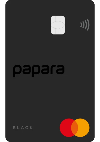 Papara Card Papara Black Kart