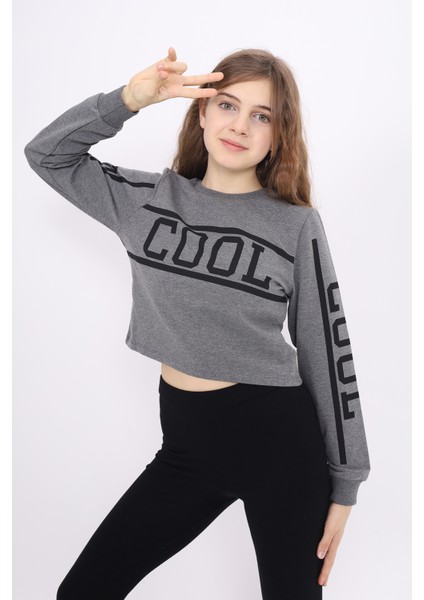 Toontoy Kız Çocuk Cool Baskılı Sweatshirt fiyatları