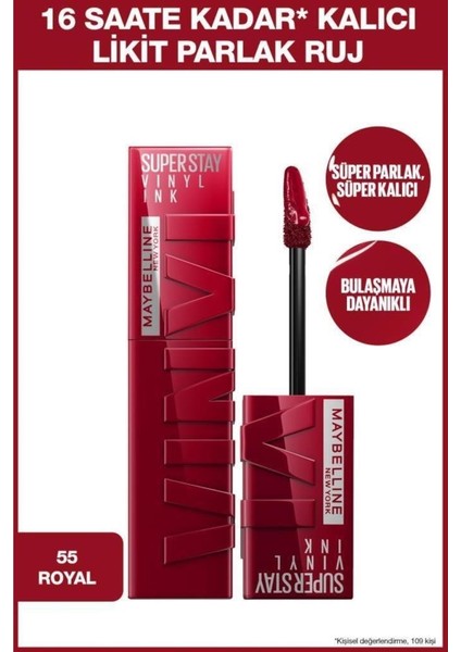 Loreal Telescopic Anında Uzun Kirpikler-Maybelline Kalıcı Ve Dolgun Dudaklar 55 Royal Makyaj Seti