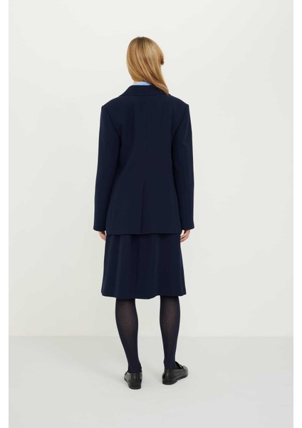 Erkek Yaka Klasik 2 Düğmeli Ceket Lacivert K2416026_015 fiyatları