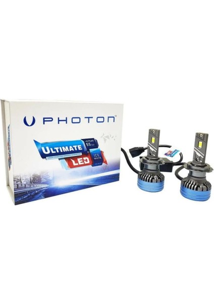 Ultimate H7 12-24V Şimşek Etkili LED Xenon Far Ampulü Seti