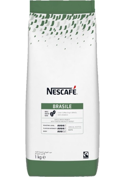 Brasile %100 Arabica Kavrulmuş Çekirdek Kahve 1 kg