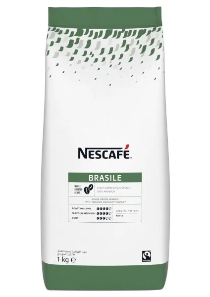 Brasile %100 Arabica Kavrulmuş Çekirdek Kahve 1 kg