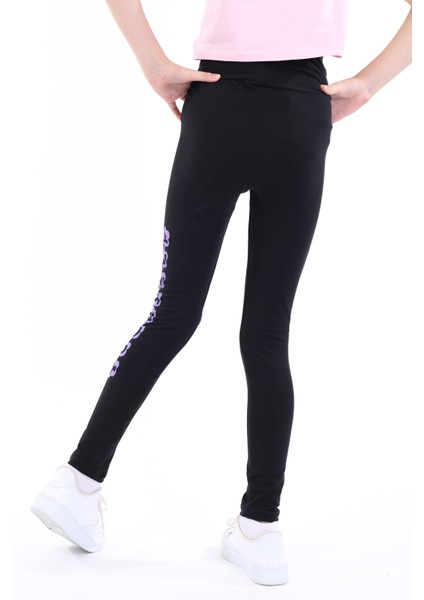 Kız Çocuk Baskılı Tayt