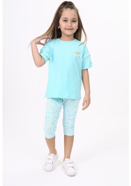 Toontoy Kız Çocuk Baskılı Kaprili Takım modelleri