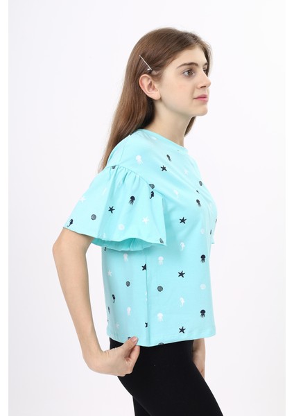 Toontoy Kız Çocuk Baskılı Tişört fırsatları